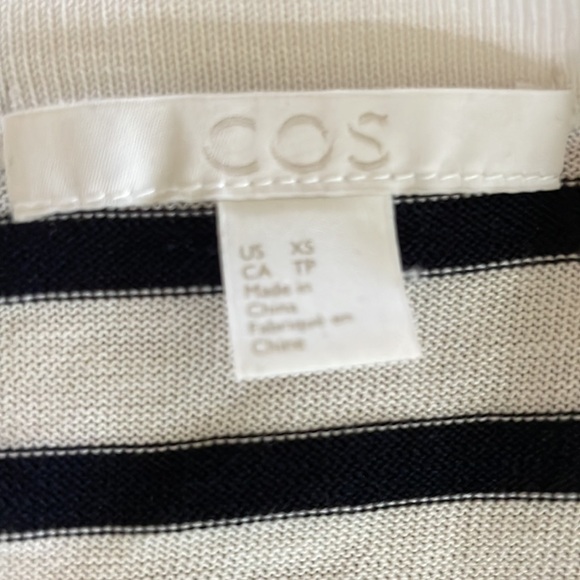 Cute Cos striped top sz xs NWOT - Picture 5 of 8